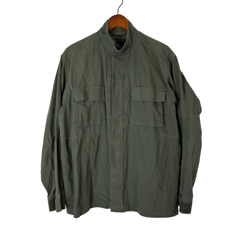 5.11 Tactical Series Olive Green Utility‎ Jacket Coat Mens Large Gorpcore Oudoor